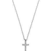 Collana Amen Donna Acciaio donna in Acciaio Zircone ACCL817022B